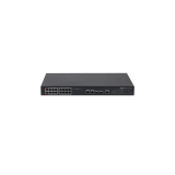 Dahua Menedzselhető PoE switch - PFS4218-16ET-240 (16x 100Mbps PoE/PoE+; 2x gigabit/SFP combo uplink; 240W)