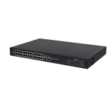 Dahua PoE switch - PFS3228-24GT-360 (24x 1Gbps at/af PoE + 2x SFP, 360W)