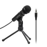Promate AUX Mikrofon - TWEETER (Plug & Play, flexibilis, 1,8m, fekete)