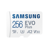 Samsung MicroSD kártya - 256GB MB-MC256KA/EU (EVO PLUS, MicroSDXC, UHS-I, R130, adapter, 256GB)