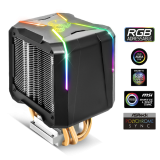 Spirit of Gamer CPU Cooler - CPU AIRCOOLER PRO ARGB (27dB; 1600 RPM; 1x12cm; aluminium/réz)