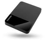 Toshiba Külső HDD 2.5" - 2TB Canvio Ready Fekete (USB3.0; ~5Gbps; NTFS/HFS+)