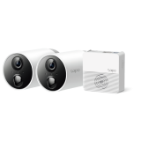 TP-link IP wifi Cső kamera - Tapo C400S2 KIT (2 kamera + hub; Akku; 2MP, 3mm, IP65, H264, IR15m, SD, mikrofon, hangsz)