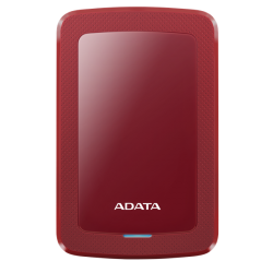 ADATA Külső HDD 2.5" - 1TB HV300 (USB3.1, LED, Slim, Piros)