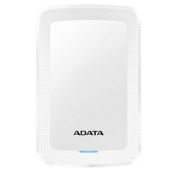 ADATA Külső HDD 2.5" - 2TB HV300 (USB3.1, LED, Slim, Fehér)