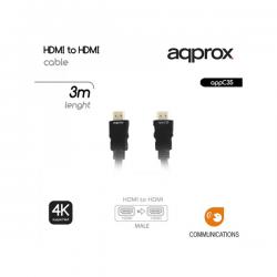 APPROX Kábel - HDMI 1.4 kábel apa/apa 3m