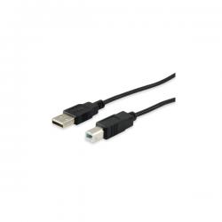 Equip Kábel - 128863 (USB2.0, A-B nyomtató kábel, apa/apa, duplán árnyékolt, 1m)
