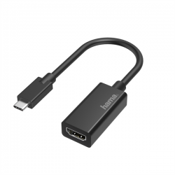 Hama Átalakító - 200315 (HDMI adapter, USB-C 3.2 port, 4K/30Hz, fekete)