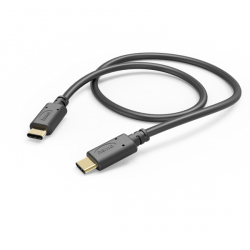 Hama Kábel - 201589 (2xUSB-C, USB 2.0, 1,0m, fekete)