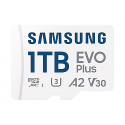 Samsung MicroSD kártya - 1TB MB-MC1T0SA/EU (EVO PLUS, microSDXC, UHS-I, R160, adapter, 1TB)